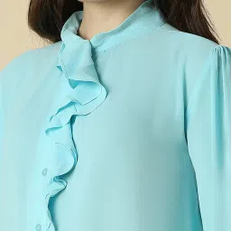 Allen Solly Blue Regular Fit Top image 5