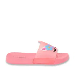 Pantaloons Junior Kids's Peach Slides-image-18