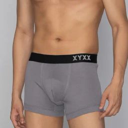 XYXX Steel Grey Cotton Trunks-picture-32
