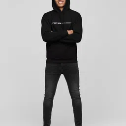 Moda Rapido Men Printed Hooded Sweatshirt image 5