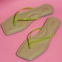 Inc.5 Women's Green Thong Sandals-picture-30
