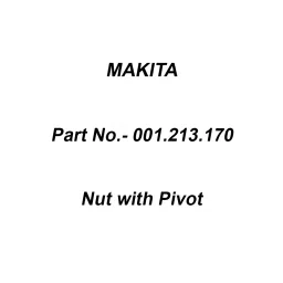 Makita Nut with Pivot, Part No 001.213.170-picture-11