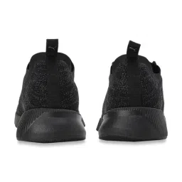 Puma Men's Flyer Runner Engineered Knit V1 Black Running Shoes image 5