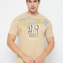 Duke Beige Slim Fit Printed T-Shirt-picture-29