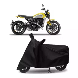 Auto Pearl Bike Cover for Ducati Scrambler (Black)-picture-18