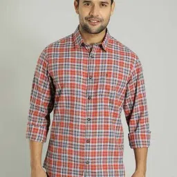 Indian Terrain Multi Slim Fit Checked Shirt-picture-48