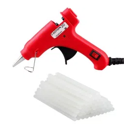 Fadman 20 W Hot Melt Mini Glue Gun with 30 Sticks Standard Temperature Red 7 mm Stick Dia., 0048-REDMINI20WT-30ST-picture-15