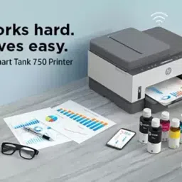 HP Smart Tank All in one 750 Grey, White Inkjet Printer image 3
