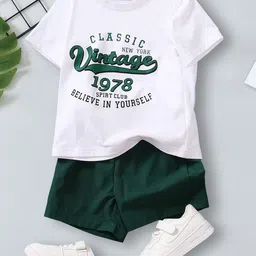 INCLUD Boys Printed Short Sleeves T-shirt With Shorts-picture-54