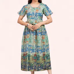 RITIJYA Women Floral Printed Floral Maternity Anarkali Kurta-picture-19