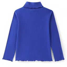 Honeyhap Premium Cotton Elastane Solid Colour Top with Bio Finish - Limoges Navy image 5