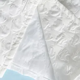 Mark & Mia Full Sleeves Winter Jacket With Bow Applique - White image 5