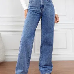 Lahaba Women Loose Boyfriend Fit High-Rise Light Fade Stretchable Jeans-picture-10