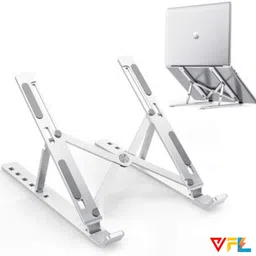VFL Heavy Material Portable Laptop Stand Foldable Adjustable Support Base Non-slip Notebook Holder Healthy Posture Laptop Stand Portable Laptop Stand Foldable Adjustable Support Base Non-slip Notebook Holder Healthy Posture Laptop Stand Laptop Stand 7 Adjustable Level Laptop Stand image 2