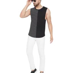 Hypernation Black Crew Cotton T-Shirt image 5