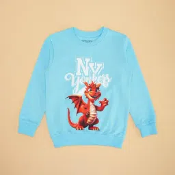 Pantaloons Junior Aqua Sweatshirt-image-32