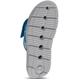 Under Armour Men's Ignite Pro Graphic Blue & Grey Slides image 5
