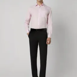 Van Heusen Pink Cotton Regular Fit Shirt image 5