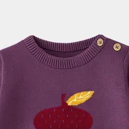 miarcus Mi Arcus Girls Purple Printed Regular Fit Clothing Set image 5