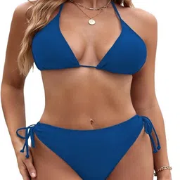 fashion cottage private limited Halter Neck Swim Bikini Set-picture-28