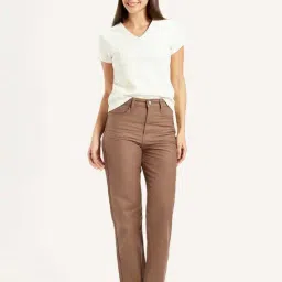 Levi's Women's High Rise Straight Fit Jeans-picture-19