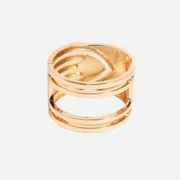 Sohi Women's Embellished Arrowhead Bracelet - Gold image 5