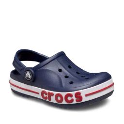 Crocs Kid's Bayaband Navy Back Strap Clogs-picture-23