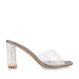 Catwalk Women's Gun Metal Casual Sandals-image-7