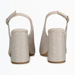 Saint G Women's Alyssa Off White Sling Back Sandals image 5