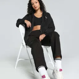 Puma Black Logo Print Jacket image 5