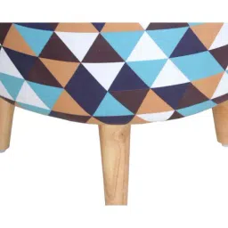 Shadowkart Multi Triangle Wood Printed Chair image 5