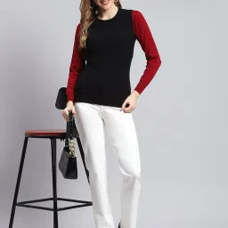 Monte Carlo Black Wool Regular Fit Sweater image 5