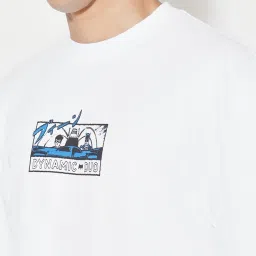 Sf Jeans By Pantaloons White Relaxed Fit Printed T-Shirt image 5