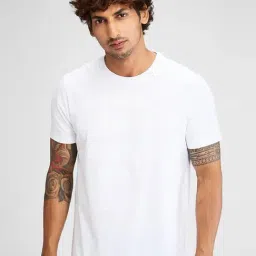 Spykar White Slim Fit T-Shirt-picture-21