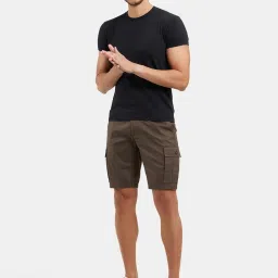 Jockey UM17 Men's Super Combed Mercerised Cotton Woven Straight Fit Cargo Shorts image 5
