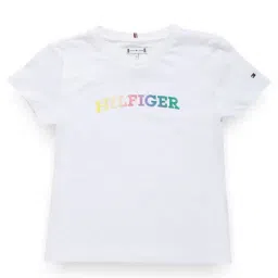 Tommy Hilfiger White Regular Fit T-Shirt-image-47