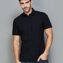 Forca by Lifestyle Black Regular Fit Shirt-picture-37