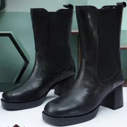 Hoversoul Women's Leonor Black Chelsea Boots-picture-10