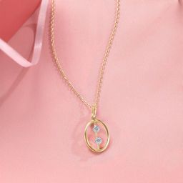 Mia by Tanishq 14KT Oval Pop Pendant Diamond - 0.096 ct-picture-48