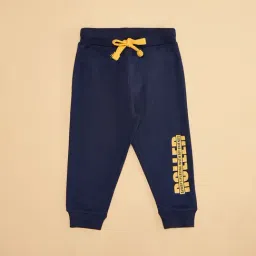 Pantaloons Baby Navy Solid Trackpants image 3