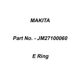 Makita E Ring Size 15 mm Suitable For 2712, Part No JM27100060-picture-10