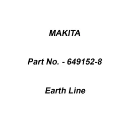 Makita Earth Line Size 70 mm Suitable For DRC300, Part No 649152-8-picture-35