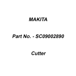 Makita Cutter Suitable For DSC250, Part No SC09002890-picture-43