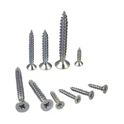 Ebco Pozi Recess CSK Head Screw with Saw Thread Nickel Plated Finish, Size 4 x 20 mm, CBSS-4020-NP (Pack of 1000) image 4