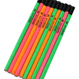 skoodle Hope Neon Wooden Pencils - Pack of 10 image 2
