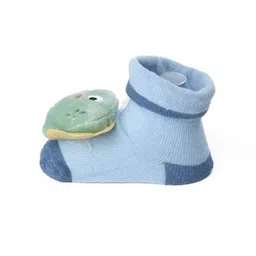 KICKS & CRAWL Infants Pack Of 2 Patterned Cotton Socks image 4