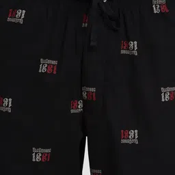 van heusen innerwear Van Heusen Men Printed Varsity Inspired Drawstring Waist Lounge Pants image 5