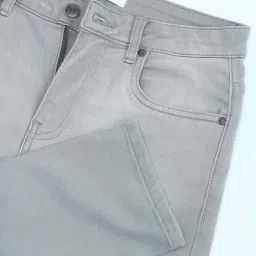 U.S. Polo Assn. Grey Cotton Slim Fit Mid Rise Jeans image 5