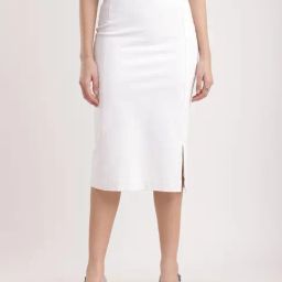 Fablestreet White Midi Skirt-picture-48