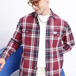 Aeropostale Premium Checked Pure Cotton Shirt-picture-27